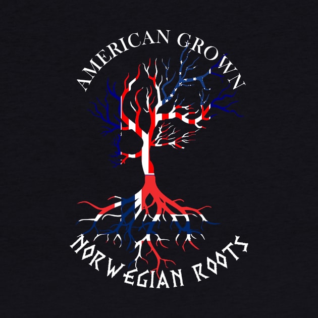 American Grown, Norwegian Roots by VikingHeart Designs